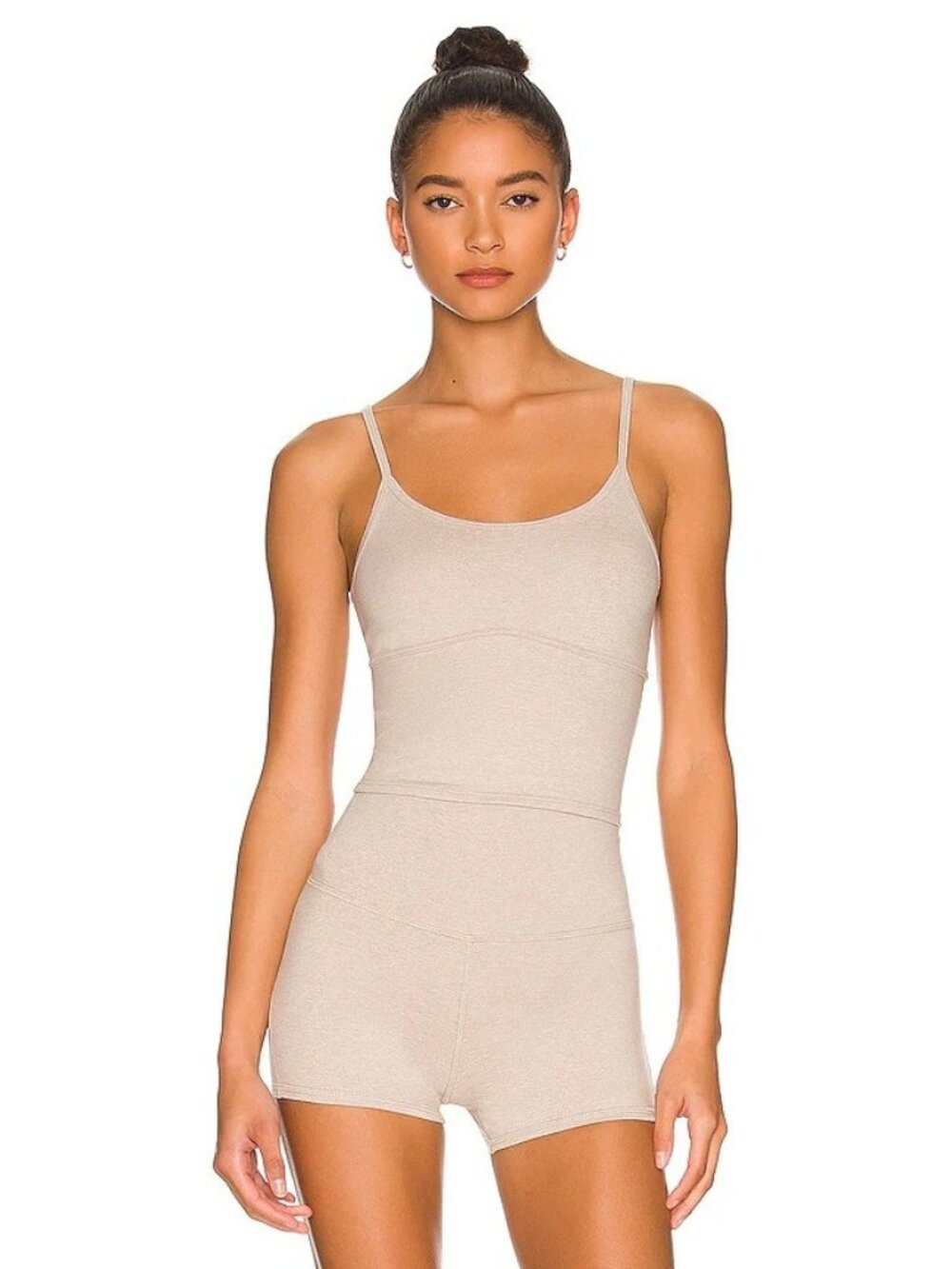 WellBeing + BeingWell LoungeWell Ripley Tank in Oat Heather